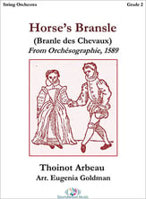 Horse's Bransle Orchestra sheet music cover